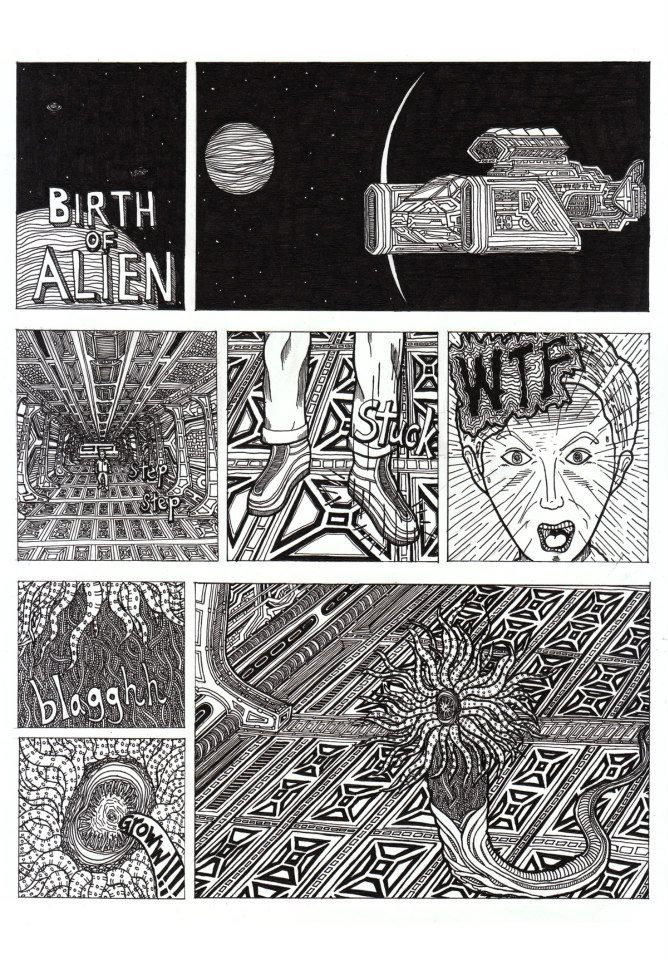 Comics “the Birth Of Alien” Okaina Image